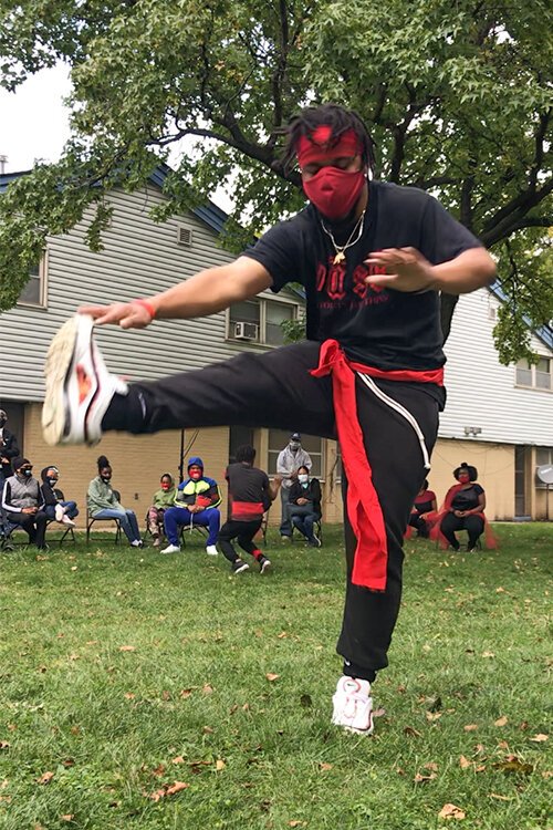 MidTown Cleveland community dance, music, and poetry event earlier this month called "Freedom".